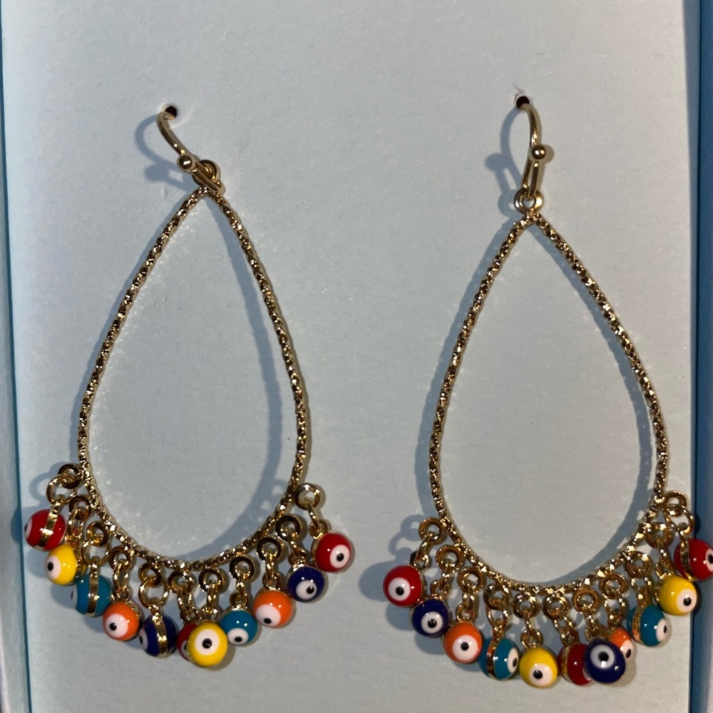 Evil Eye 🧿 drops earrings!!